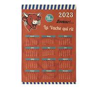 Torchon imprimé en Coton, Vache Qui rit Calendrier