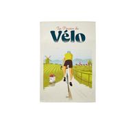 Torchon imprimé en Coton, Wim' Passion vélo, 50 x 75 cm, Coucke