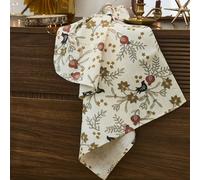 Torchon Imprimé En Métis Beige Ivoire 50x75cm Beige