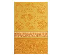 Torchon - Coucke - 50x75 - Coton 100% - Jaune - Agrumes