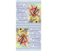 Torchon microfibre à message 70 x 35 cm - History and heraldry BLEU G