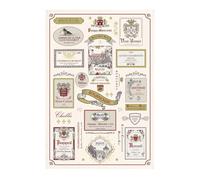 Torchon - Multi Etiquettes Bourgogne Winkler Multicolore 48x72 cm