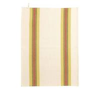 Torchon recyclé Yuna curry/naturel 50 x 70 cm Winkler