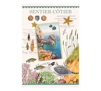 Torchon Sentier côtier ecru 48 x 72 cm Winkler