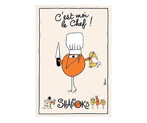 Torchon Shadoks Grand chef ecru 48 x 72 cm Winkler