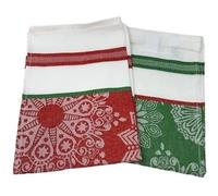 Torchon - TISSAGES DE BEAULIEU - 100% coton - Motif Noël (assortis) - 50x70 cm