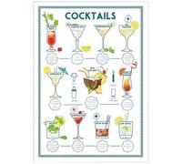 Torchon Cocktails assortis 50 x 70 cm Winkler