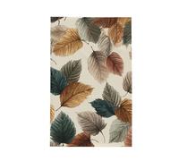 Torchons de cuisine à tissage gaufré avec boucle de suspension - Chiffons de nettoyage absorbants et à séchage rapide - Feuilles d'érable colorées