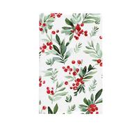 Torchons de cuisine à tissage gaufré avec boucle de suspension pour Noël, absorbants et à séchage rapide