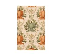 Torchons de cuisine colorés en forme de nœud de citrouille gaufrée avec boucle de suspension pour l'automne et feuilles d'érable, chiffons de nettoyage absorbants et à séchage rapide