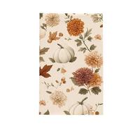 Torchons de cuisine en tissage gaufré avec boucle de suspension - Chiffons de nettoyage absorbants et à séchage rapide - Feuilles d'automne colorées