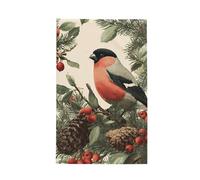 Torchons de cuisine en tissage gaufré avec boucle de suspension pour feuilles d'hiver, absorbants et à séchage rapide