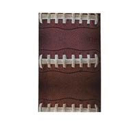 Torchons de cuisine gaufrés confortables avec impression de lacets de football américain, super absorbants, pour sécher et nettoyer