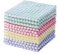 Torchons de cuisine - Ran Color - Paquet de 10 - Coton naturel - Essuie mains - Chiffons à vaisselle