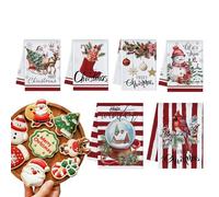 Torchons De Noël - 6-Pièces Saisonnier Microfibre Décor Maison,Set De Serviettes De Vaisselle De Noël Et Serviettes De Salle De Bain - pour Cuisson Séchage Nettoyage Fêtes d'Hiver Maison Bureau