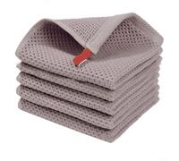 Torchons en coton doux avec texture à armure gaufrée conçus pour un contrôle absorbant les déversements et un séchage rapide, lavables en machine pour une utilisation répétée (curry peu profond)