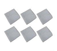 Torchons en microfibre pour la vaisselle et le nettoyage de la maison, très absorbants et résistants aux rayures, pour cuisine et salle de bain (gris clair)