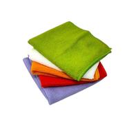 Torchons microfibres - Multicolore - Lot de 5 - 30x30cm - Ultra absorbants - Lavables en machine