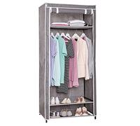 Tore.IT Textile Camping Fausse Toile Pliante Polyester, Non-tissé, Vlies/Uni Grau, 175x80x50cm