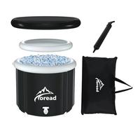 TOREAD Baignoire à glace, Froid Portable 85 cm, 420L Ice Bath Tub pour Bain Froid, Bain Glacé et Bain de Glace Sportif Extérieur/Intérieur, Seau Bain de Glace pour Sportifs, Thérapie par Eau Froide
