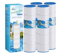 TOREAD Filtre de Piscine CCP420 remplace Pentair Clean and Clear Plus 420, PCC105-PAK4, Ultral-A6, Unicel C-7471, R173576, Filbur FC-1977, 817-0106, 178584, 570-0425, 4X105 m². t. Cartouche, L x OD :