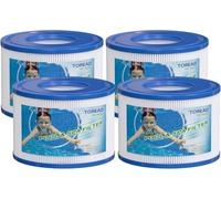 TOREAD POOLPURE Lot de 4 filtres de Rechange PureSpa de Type S1 pour Cartouches de Piscine Easy Set 11692