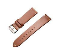 Torehueju 18-24mm Bracelet de montre vintage en cuir de vache ciré à l'huile, à dégagement rapide, pour montres mécaniques, 22mm