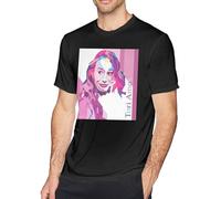 Tori Amos T Shirt Men's Fashion Cotton Crew Neck Short Sleeve Tunics Black Manches Courtes(3X-Large)