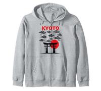 Torii Gate Sunrise Kyoto Clouds Travel Edition Sweat à Capuche