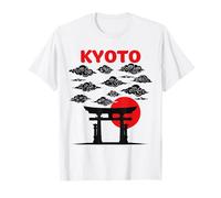 Torii Gate Sunrise Kyoto Clouds Travel Edition T-Shirt