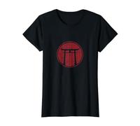 Torii Japonais Entrée à l'inconnu T-Shirt Graphique avec Valeur, Femme, Noir, S