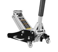 Torin TAM815016L Cric hydraulique à Profil Bas en Aluminium et Acier avec Pompe à Levage Rapide à Double Piston, capacité de 1,5 Tonne, Noir