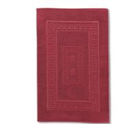 Torino Tapis de Bain éponge 60 x 90 cm Tapis de Salle de Bain Absorbant en Coton, Tapis de Salle de Bain sans antidérapant - Bordeaux