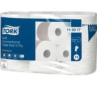 TORK 110317 Papier hygiénique "Premium", extra blanc, système T4, 3 plis, 35 m
