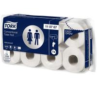 Tork® 110767 Advanced Papier hygiénique - 2 lagig, doux, gaufré, 8 x 8 rouleaux