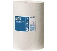 Tork Papier d'essuyage Basic M1, dévidage central blanc, Bobine économique 11 x 120 m