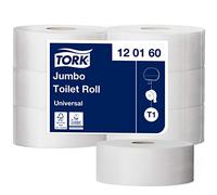 Tork 120160 Papier toilette Jumbo Universal - Nature - 1 pli - lot de 6 rouleaux - 6 x 2400 feuilles