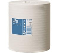 Tork 121206 Papier De Base 2 Plis Rouleau Centré M2 Système - Pack De 6