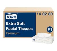 TORK 140280 Mouchoirs Rectangle Extra Doux, Blanc, Système F1 - 30 Boites de 100