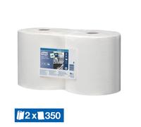 TORK 2 bobines d'essuyage Tork ultra résistant, 350 formats