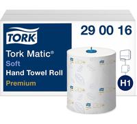 Tork® 290016 Essuie-mains en rouleau Matic® pour système H1 - 6 rouleaux 21 cm x 100 m, blanc, 2 plis