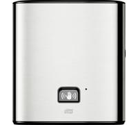 Tork Matic Distributeur Murale pour Rouleau d'essuie-Mains en Acier Inoxydable avec capteur Intuition H1, Distribution Feuille à Feuille, Gamme Image, 460001