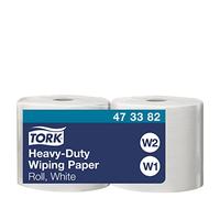 2 bobines d'essuyage Tork ultra résistant, 350 formats