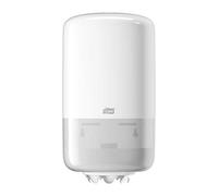 Tork 558000 Mini Distributeur de papier d'essuyage à dévidage central M1 - Design Elevation - Blanc