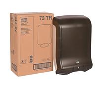 TORK 73TR‿Distributeur de serviettes à main en plastique pliable multiplis et en C 45,7 cm de hauteur x 29,7 cm de largeur x 16,5 cm de profondeur, fumée (lot de 1 distributeur) pour une utilisation avec Tork CB530, MB550A et MK520A