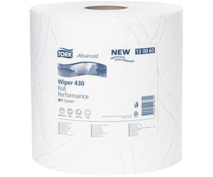 Tork Advanced 430 Performance Lot de 2 lingettes essuie-Glaces Blanc 37 x 34 cm 340 m