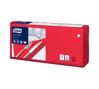 Tork Advanced Lunch - Serviette - Taille 32.5 x 32.8 cm - jetable - rouge (pack de 200)