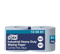 Tork Blauw W1/W2 Lot de 3 feuilles de papier poète industriel