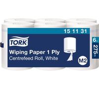 Tork Chiffon 151131 215cmx275m 1 pli blanc 6 rl/paquet