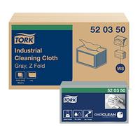 Tork Chiffon de Nettoyage Industriel gris W8, plié, 8 x 55 chiffons, 520350